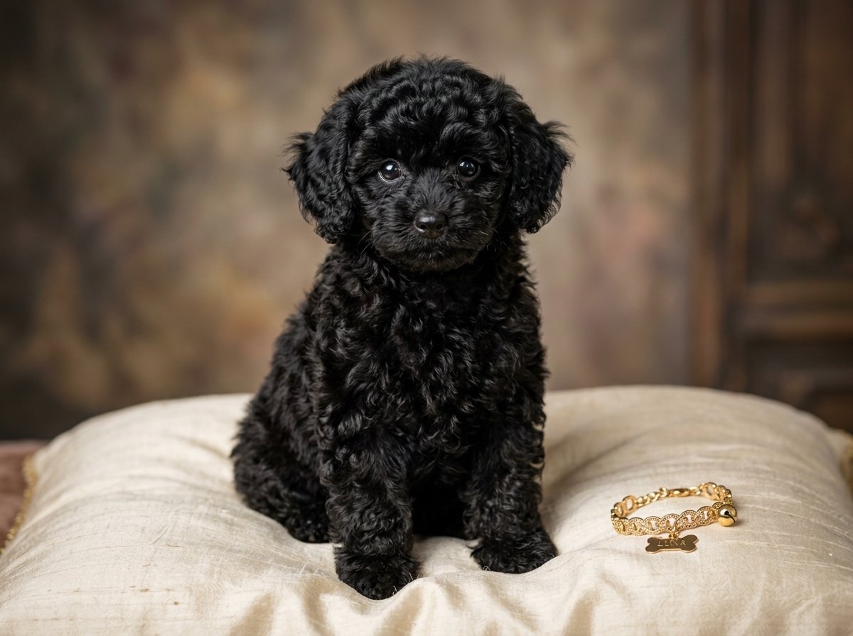 Jet Black Toy Poodle Delhi NCR